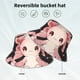 thumbnail image 2 of Balery Cute Axolotl Sakura Blossoms Sombreros para el sol para hombre y mujer, sombrero de pescador con UPF 50+, 2 of 6