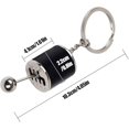 thumbnail image 2 of Llavero XCF con forma de palanca de cambios para coche negro, 2 of 4