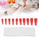 thumbnail image 4 of Clavo Falso, Clavo Falso ABS No Tóxico Para Salón De Uñas Para Fiesta De Citas Para Mujeres Y Niñas Para Viajes A Casa Cergrey N5354-06, 4 of 8