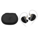 thumbnail image 1 of Bolsas de transporte para almacenamiento de auriculares, estuche de cuero PU para auriculares con cable para BA10 AS10 ES4, 1 of 9