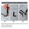 thumbnail image 4 of 15PCS Chinese Calligraphy Brush Set Water Writing Fabric Paper Magic Cloth Calligraphy Kits Rewritable for Beginners, 4 of 6