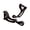 Black, variant on Two Pack Arm Strengthener With Fluid 360 Rotation For Wrist Forearm And Back Muscle Growth