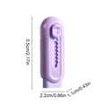 thumbnail image 3 of Dvkptbk Erasers, Rubber Erasers Sliding Retractable Pencil Erasers, Purple, 3 of 6