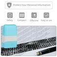 thumbnail image 6 of Identity Protection Roller Stamps,  Wide Roller Stamps Identity Theft Prevention Stamp Rolling Security Stamp Privacy Protection, Guard Your ID Privacy Confidential Data, Blue / Pink, 1 or 2 Pcs, 6 of 9