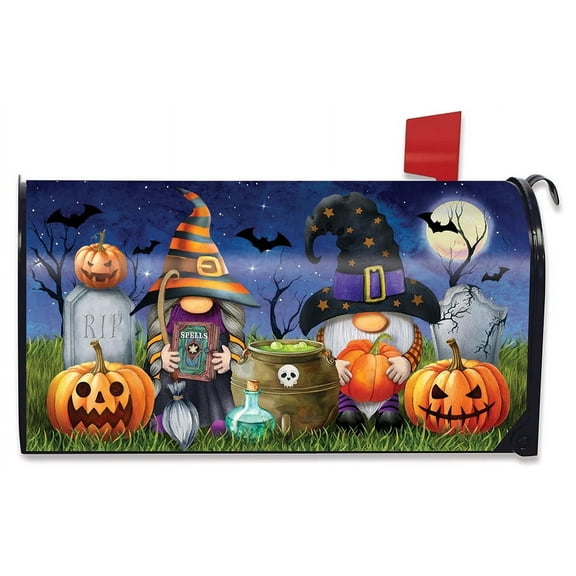 Briarwood Lane Halloween Gnomes Humor Mailbox Cover