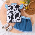 thumbnail image 5 of Gerichy Girls Summer Outfits, Flower Clothing Daisy Girls Kids Pant Top Shirt Bow Set Girls Outfits&Set, 5 of 9