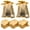 Golden, variant on TUIBELY 50pcs Mini Drawstring Jewelry Gift Bags Wedding Favor Candy Pouch (Golden)