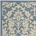 thumbnail image 3 of SAFAVIEH Courtyard Yvette Floral Indoor/Outdoor Area Rug, 6'7" x 9'6", Blue/Natural, 3 of 5