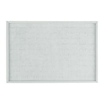 Unique Bargains Velvet Jewelry Boxes Holder Organizer Trays with Removable Dividers Gray Ring Tray