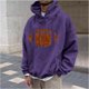 thumbnail image 1 of Sudadera con capucha para hombre, estilo casual, con cuello redondo, estampado, manga larga, blusa de poliéster, 1 of 6