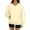 15#Beige, variant on Women's V-Neck Sweatshirt with Pockets, Womens V Neck Sweatshirts No Hood Lightweight Casual Soft Fashion Yellow L
