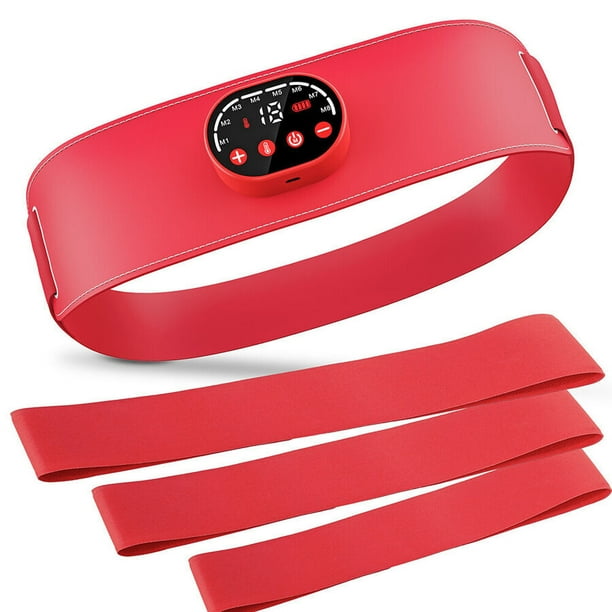 FTOYIN Portable Heating Pad with EMS Massage for Menstrual Cramps Belly