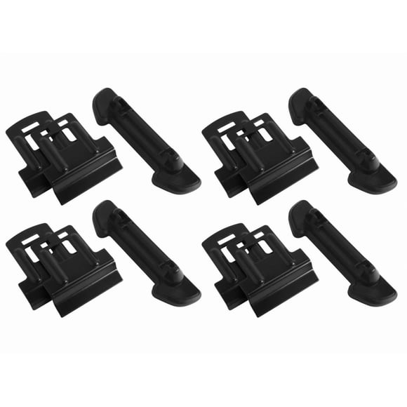 Yakima; Yakima Kit de Montage pour Porte-Toile 8006038 Clip Cranté pour Porte-Toile Noir; Acier Inoxydable