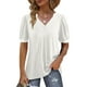 thumbnail image 2 of Blusas básicas lisas con escote en V y manga larga elegantes para mujer, 2 of 4