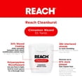 thumbnail image 2 of Reach Cleanburst Waxed Dental Floss | Extra Wide Cleaning Surface | Shred Resistance & Tension, Slides Smoothly & Easily | Cinnamon Flavored, 55 Yards, 1 Pack, 2 of 7