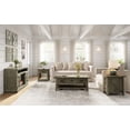 thumbnail image 3 of Telluride Rustic Solid Pine 60" Storage Console TV Stand with Electric Fireplace, 3 of 11