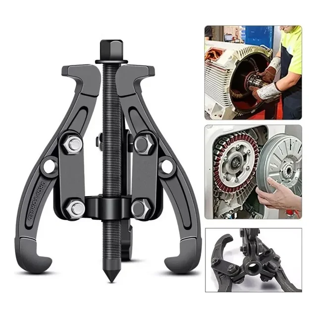 3'' Extractor Engranes Poleas Reversible Forja Brazos Mejora