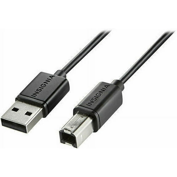 6' USB 2.0 A-Male-to-B-Male Cable - Black NS-PU065AB