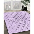 thumbnail image 2 of Ahgly Company Indoor Square Patterned Bright Lilac Purple Area Rugs, 8' Square, 2 of 6