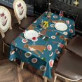 thumbnail image 2 of Boxer Dog Pitbull Terriers Dog and Sushi Rectangle Tablecloth 60"x102",Waterproof Polyester Rectangle Table Cloth, Wipeable Spillproof Polyester Tablecloth for Dining, Camping, Indoor and Outdoor, 2 of 6