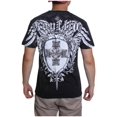 thumbnail image 2 of Konflic Mens Live Free Sword MMA T-Shirt - Black - Medium, 2 of 3