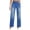 Denim Blue, variant on Stretchy Jeans Wide Leg Jeans for Women Trendy Pull On High Waist Tummy Control Sweatpant Jean Denim Pants with Pockets