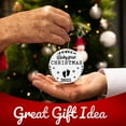 thumbnail image 3 of Baby's First Christmas Ornament 2025 - Baby Footprints & Snowflake Holiday Decor Ceramic Ornament - 3 Inch - String Included - ORNW0312, 3 of 5
