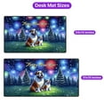 thumbnail image 5 of Happy New Year Bulldog Family Cheer Winter Midnight Firework Desk Mat Full Keyboard Mouse Pad Dog Lover Gifts Idea Large Mousepad - 02025, 5 of 5