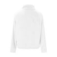thumbnail image 6 of Wensltd Women Fleece Jackets Warm Long Sleeve Fall Winter Outfits Casual Loose Outwear Coats, 6 of 9