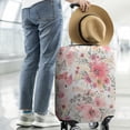 thumbnail image 2 of Pioneer Flower Floral Print Pattern Luggage Cover Fashion Suitcase Cover Baggage Covers Fit 25-28 Inch Luggage (Go Travel), 2 of 5