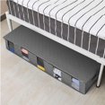 thumbnail image 4 of Advancent Bolsa de almacenamiento no tejida para debajo de la cama, edredón, manta, zapatos, caja de basura, plegable, de gran capacidad, Almacenamiento y organización del hogar, 4 of 6