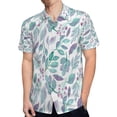 thumbnail image 4 of High Quality Hawaiian Shirts for Men Short Sleeve Aloha Beach Shirt Floral Summer Casual Button Down Shirts Blouses UNOCDT, 4 of 7