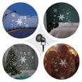 thumbnail image 4 of LED Christmas Projection Light Snowflake Pattern Metal Shell IP65 Waterproof, 4 of 6
