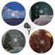 thumbnail image 2 of Impermeable IP65 de Shell de metal del modelo del copo de nieve de la luz de proyección de la Navida Abanopi Luces de proyección, 2 of 6