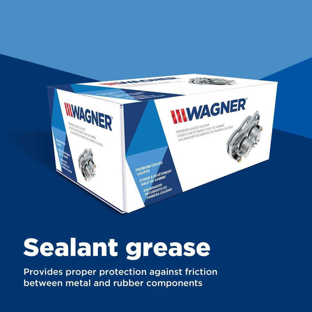 Wagner Brake CN12044SC New Semi-loaded Coated Disc Brake Caliper Assembly