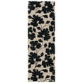 thumbnail image 4 of SAFAVIEH Soho Aristotle Floral Wool Area Rug, Beige/Black, 8'3" x 11', 4 of 7