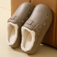 thumbnail image 6 of Winter Classic Mens Cotton Slippers Causal Eva Home Soft Couple's Slipper Non-Slip Waterproof Mans Shoes for Bedroom New Arrival (GRAY,36-37), 6 of 7