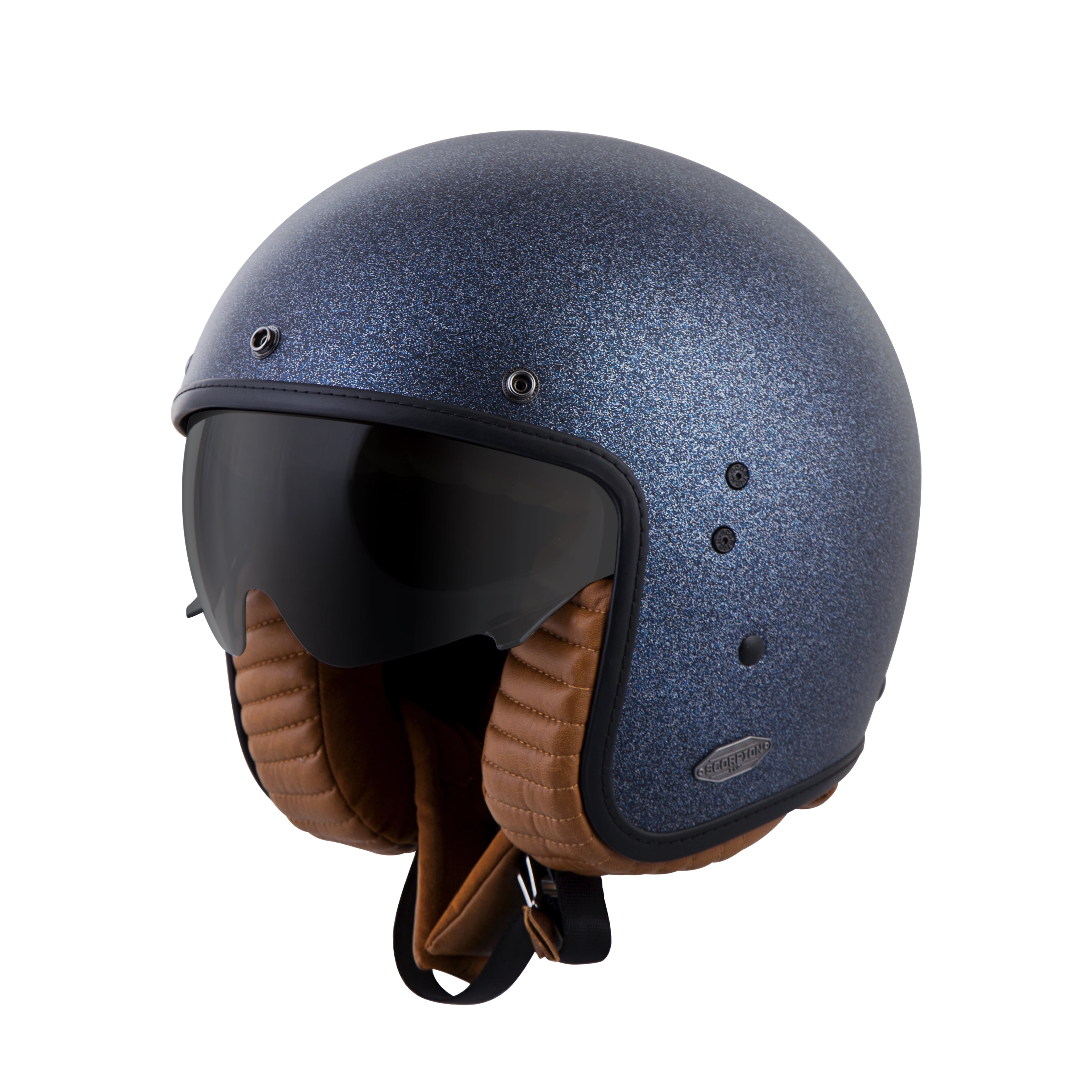 Size & Color Scorpion Belfast Solid Graphics 3/4 Open Face Motorcycle Helmet