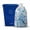 Blue / Bottle Lid, variant on Restaurantware Clean 23 Gallon Black Plastic Slim Trash Can, 20" x 11" x 30", 1 Count Box