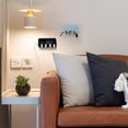 thumbnail image 2 of Wall Mount Holder PP Plastic 3Pcs Adhesive Tape Installation, 2 of 7