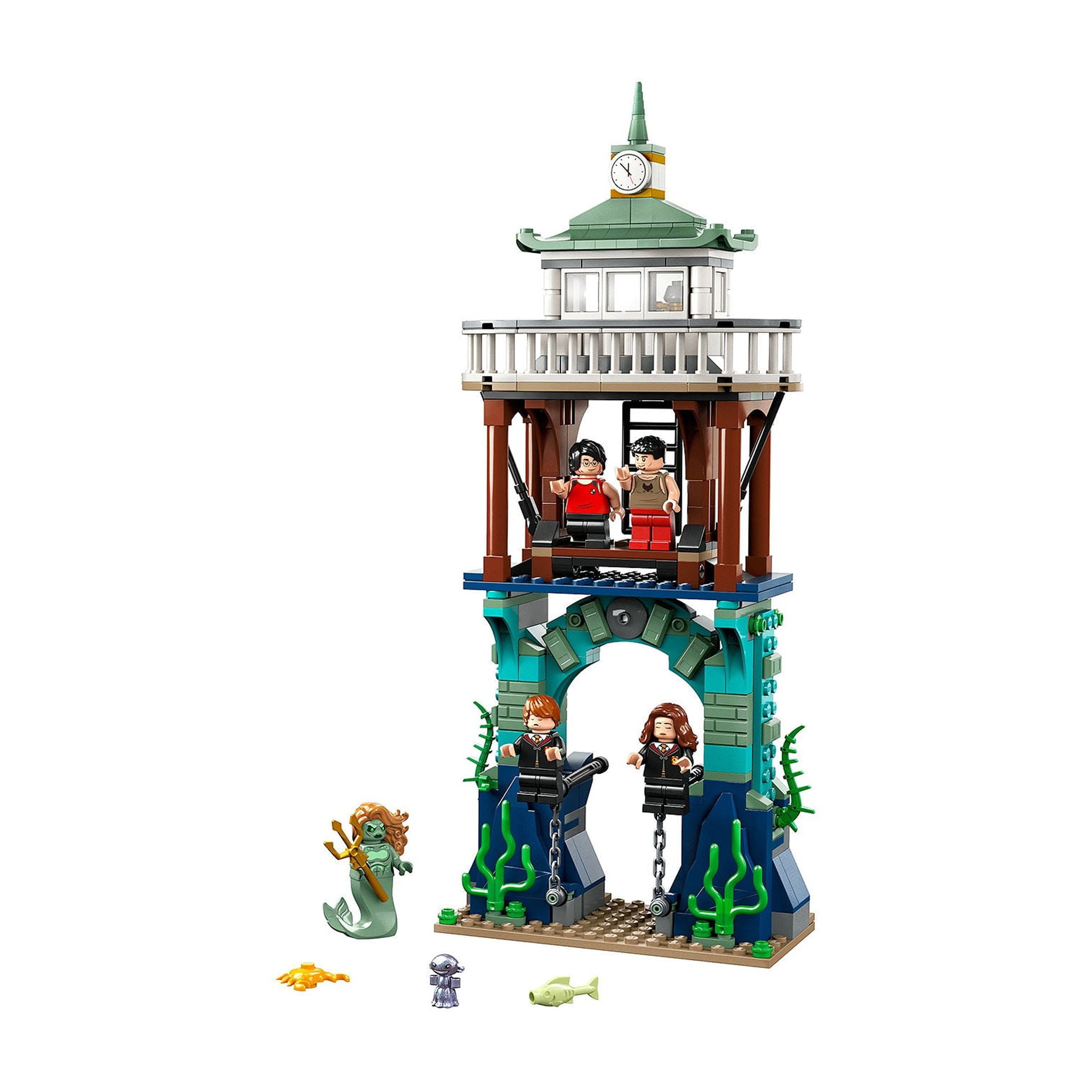 LEGO Harry Potter Triwizard Tournament: The Black Lake Building Set 76420 - Goblet of Fire Toy Playset with Harry, Hermione, and Ron Minifigures, Magical Collection Set for Kids, Boys & Girls