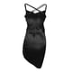 thumbnail image 4 of Vestido sexy con tirantes para mujer: tirantes de color liso, tirantes finos, cintura alta, corte ajustado, informal/para el día a día., 4 of 5