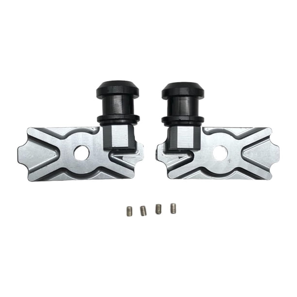 Adaptador de carrete de brazo oscilante para motocicleta, montaje de aleación de aluminio, accesorios de bloque premium Gris