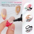 thumbnail image 4 of Set de decoración de uñas en gel 3D Makartt, gel para esculpir transparente y negro, 4 of 8