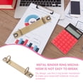 thumbnail image 4 of Binder Mechanism 2 Hole Binder Ring Mechanism DIY Loose Leaf Book Accessory, 4 of 9