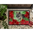 thumbnail image 3 of Carolines Treasures CK1317JMAT American Akita Poinsettas Door Mat Indoor Rug or Outdoor Welcome Mat 24x36 Doormat  36"L, 3 of 4