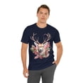 thumbnail image 6 of It's Christmas My Deer Smile Streetwear Unisex Jersey Short Sleeve T-shirt, 6 of 10