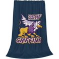 thumbnail image 2 of Fontbonne University Logo Blanket Large Luxury Fleece Soft Anti-Static Anti-Pilling Flannel Bed Blanket, 2 of 6
