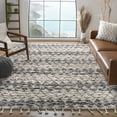thumbnail image 2 of SAFAVIEH Casablanca Grosvenor Geometric Area Rug, Ivory/Grey, 8' x 10', 2 of 7