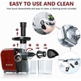 thumbnail image 3 of Masticating Slow Juicer Extractor with Reverse Function, 3 of 7